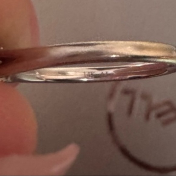 14KT White Gold Approx. 1CTW Natural Mined Diamond Cushion Halo Engagement Ring - Picture 12 of 12